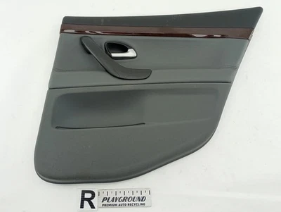 Tarjeta gris del panel de moldura de la puerta trasera derecha pasajero Saab 9-3 SEDAN 2003-2011 03  Foto 1 de 4