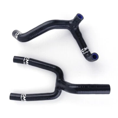 Silicone Radiator Water Hose Kit for 2000-2013 Husqvarna CR 125 WR 125 Black Foto 1 de 4