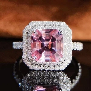 Gorgeous 925 Silver Filled Rings Cubic Zirconia Women Wedding Jewelry Size 6-10 - Picture 1 of 23