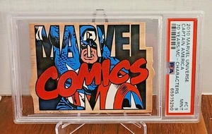 PSA 9 2010 Rittenhouse 70 años de personajes de Marvel CAPITÁN AMÉRICA #C1 tarjeta - Imagen 1 de 4