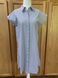Madewell J Crew Damen Shirtkleid Streifen-Mix G5607 blau weiß XS X-Small TOP! - Bild 1 von 8