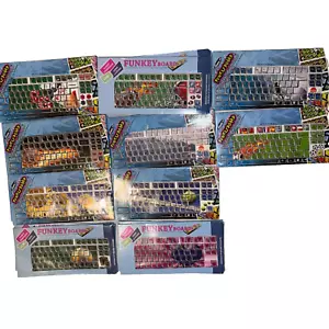 Lote de 28 pegatinas de teclado de computadora de diseño Funkey Board - Imagen 1 de 9