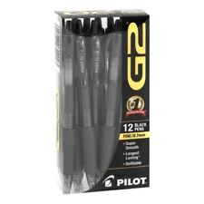 Pilot G-2 Retractable Gel Ink Pens - Black (Pack of 12)