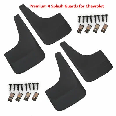 4x Mud Flaps Splash Guards For 2001-14 Chevy Silverado Suburban Tahoe Avalanche - Image 1 of 4