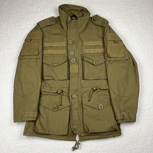 VooDoo Tactical Tac 1 Field Jacket Medium Regular Sand Tan Solid Lined Pockets - Picture 1 of 6