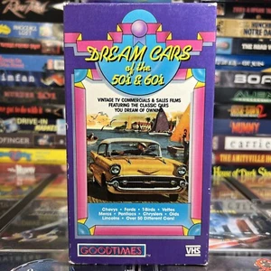 Dream Cars Of The 1950s & 60s VHS Tested Goodtimes 1986 Automobile Documentary - Picture 1 of 11