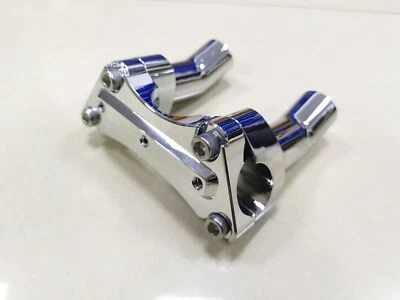 4-1/2" Pullback Handlebar Riser 1" Top Clamp For Harley Heritage Softail Fat Bob - Image 1 of 4