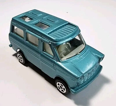 Corgi Juniors Whizzwheels Blue Martin Walter Ford Transit Caravan 1/64 Diecast - Image 1 of 4