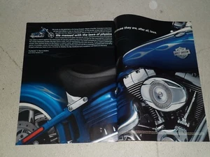 VARIOUS 2000'S HD HARLEY DAVIDSON MOTORCYCLE AD / ARTICLES COLOR / BLACK & WHITE - Imagen 1 de 7