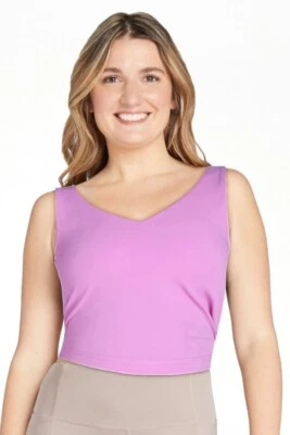 Avia Soft Sculpt Long Line Pink Sports Bra Women's  Plus Size XXXL (22) - Image 1 of 4