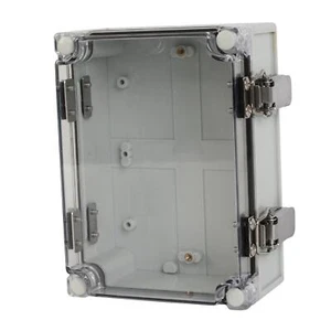 ABS IP66 Clear Lid Hinge Junction Box 125 x 175 x 75mm - Picture 1 of 16
