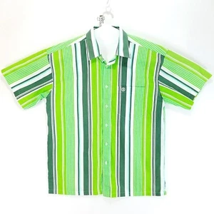 ELEMENT SKATEBOARD PROJECTS Men's Button Front Casual Stripes Shirt Size XL - Picture 1 of 7