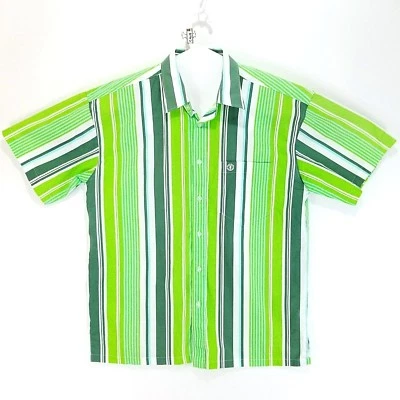 ELEMENT SKATEBOARD PROJECTS Men's Button Front Casual Stripes Shirt Size XL  - Image 1 of 4