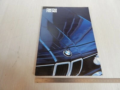 BROCHURE DEPLIANT ORIGINALE BMW SERIE 7  E23 728 735 745 732 IN TESDESCO 1982 - Immagine 1 di 4