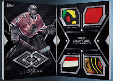 Corey Crawford 2019 Diamond Booklet Silver Relic - Topps NHL Skate digital card