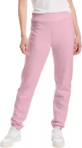 Hanes Women's Mid Rise Cinch Leg Sweatpants Bottom ComfortSoft Fleece Pale Pink - Picture 1 of 3