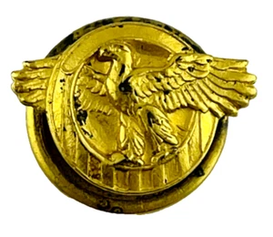 Flying Victory Eagle Lapel Pin Gold Toned 'We The People' Button Pin - Picture 1 of 4