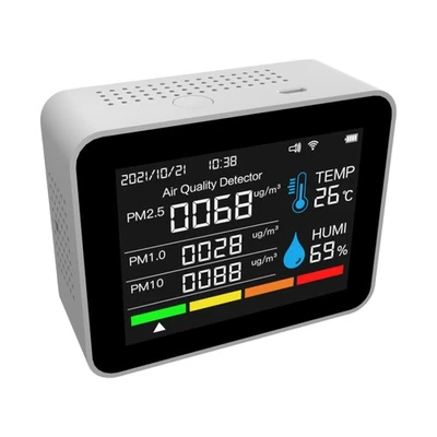 Raumluftqualitätsmonitor Mit 12 Funktionen WLAN-Thermometer Und Hygrometer - Bild 1 von 4
