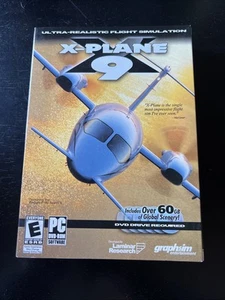 X-Plane 9 (PC, Windows, DVD) Flight Simulator Video Game  - Picture 1 of 5