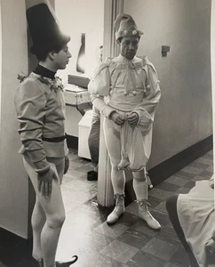 Once Upon a Mattress Vintage 1960 Jester Behind Scenes Photo Musical Theater Pic - Picture 1 of 4