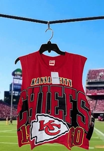 Kansas City Chiefs Muscle Crop Tee Shirt NFL Forever 21 Women’s Size Large - Picture 1 of 6