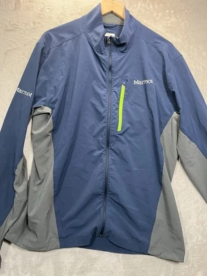 Jaqueta Marmot Masculina Grande Macia Zíper Completo Leve Caminhadas ao Ar Livre - Imagem 1 de 4