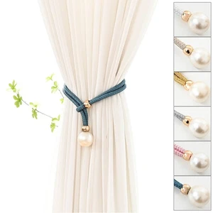 Vorhang Raffhalter Gardinen Halter Perle Seil Wohnzimmer Schlafzimmer Fenster DE - Bild 1 von 24