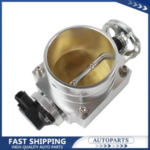 Silver Billet 90mm Reverse Throttle Body + TPS Sensor for Toyota Supra 1JZ 2JZ - Picture 1 of 15