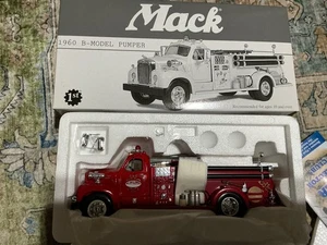 *BRAND NEW* First Gear Diecast 1960 B- Model Pumper Fire Truck Mack 1st 1:34 - Picture 1 of 4