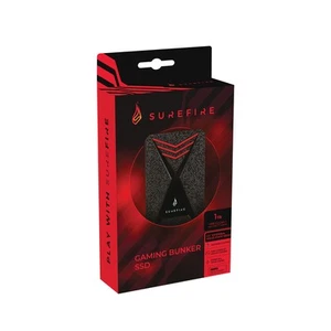 SureFire Bunker Gaming SSD USB 3.2 Gen 1 1TB Black 25+ Games 53684 - Photo 1/1