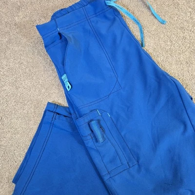 Carhartt Force Scrub Cargo Pants Women's Size Large True Blue Medical  - Image 1 of 4