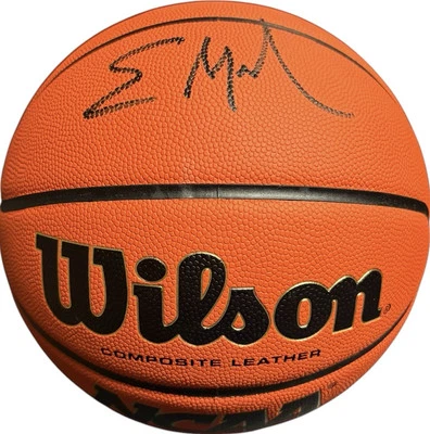 USC Trojans Eric Musselman Signed Logo Basketball JSA Certified Arkansas - Image 1 of 2