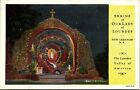 Shrine Our Lady Lourdes New Lebanon New York Ny Linen Postcard