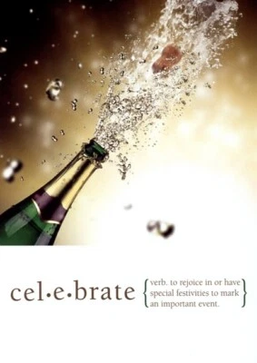 Celebrate - Tarjeta de felicitación sin árbol - 14427 Foto 1 de 3