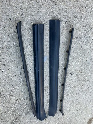 91-95 Acura Legend cupé 2 puertas negro alféizares de puerta KA8 OEM moldura interior tipo A Honda Foto 1 de 2