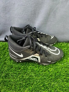 Nike Boys Alpha Menace 3 CV0581-001 Black Football Cleats Shoes Size 4.5Y - Picture 1 of 10