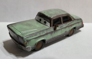 Disney Pixar Cars - Andy Vaporlock - Rust-eze Fan - Diecast Metal 1:55 Scale GUC