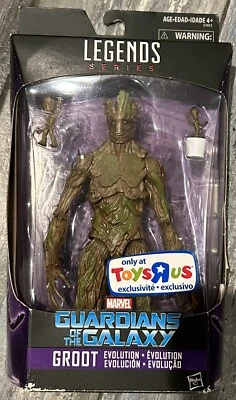 Figuras de acción Marvel Legends Groot Evolution 6" Toys R Us exclusivas como nuevas Foto 1 de 3