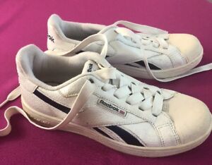 Mens Vintage Reebok Shoes Size 5.5 White Walking Running Shoe  80’s 90’s