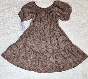 Girls' Short Sleeve Woven Dress - Cat & Jack S 6/7 - Picture 1 of 10