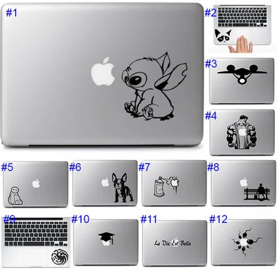 Apple Macbook Air Pro Laptop 13 15 Cute Funny Disney Decal Sticker Transfer - Image 1 of 2