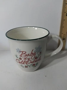 Pfaltzgraff Winterberry Mug Cup Baby Its Cold Outside New Condition - Picture 1 of 3