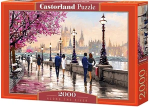 NEW Castorland Jigsaw Puzzle 2000 Pieces C-200566-2 Along The River - Imagen 1 de 2