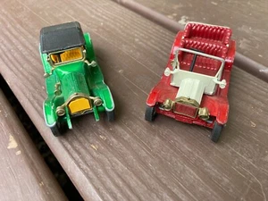 MATCHBOX MODELS OF YESTERYEAR 1913 CADILLAC Y6-3 and 1911 FORD MODEL T - Picture 1 of 9