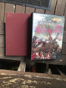 BOOK THE AMERICAN HERITAGE BOOK OF THE REVOLUTION HARDBACK DUST COVER 1958 D29 - Picture 1 of 7