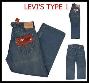 jeans levis uomo type 1 loose levi's denim a gamba larga larghi 48 hip hop w34 - Imagen 1 de 9