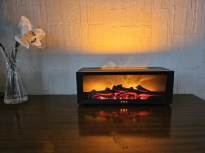 Umidificatore d'aria automatico Oli essenziali con telecomando a luce LED - Immagine 1 di 4