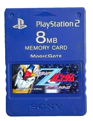 PlayStation 2 Memory Card 8MB Premium Series Mobile Suit Z Gundam AEUG vs Titans - Image 1 of 2