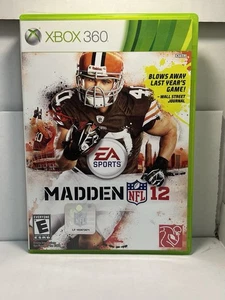 Madden NFL 12 (Microsoft Xbox 360, 2011) CIB Very Good Condition - Picture 1 of 3