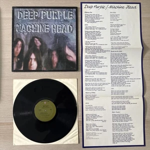 DEEP PURPLE - Machine Head - Vinyl LP 1972 Warner Bros. Record BS-2607 w/Lyrics - Picture 1 of 9
